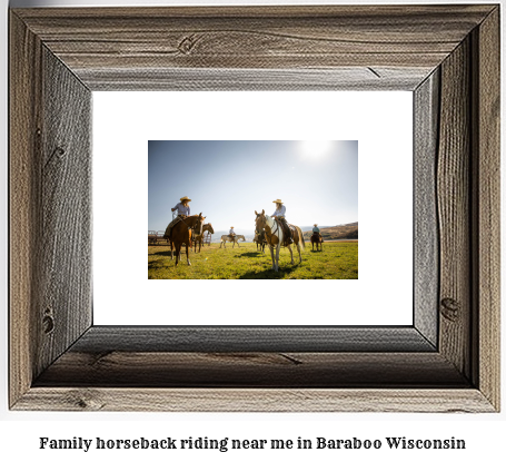 family horseback riding near me in Baraboo, Wisconsin